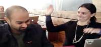 boss employs woman to slap him, indian origin, her job is to slap him, Woman slaps