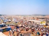 Tribal jamboree, Medaram Jaatara, stage set for tribal jamboree at medaram, Tribal festival