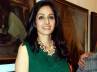 Actress Sridevi, Actress Sridevi, i don t want jahnavi to pursue acting sridevi, Jahnavi