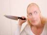 , , woman kills husband for forgetting her birthday, Knife