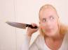 kitchen knife, birthday, woman kills husband for forgetting her birthday, Knife