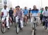 vehicle-free zone, vehicle-free zone, lagadapati enjoys bicycle ride on beach road, Free zone