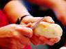 potato peeling potato tip for potato peel boil the potato quick cooking, potato peeling potato tip for potato peel boil the potato quick cooking, quick cooking tip, Potato