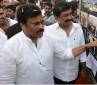 ganta srivasarao, botsa satyanarayana, stone laying for visakha mega corridor, Vizag mega carridor project