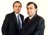 Ambani, reliance communications, ambani brothers sign rs 1 200 cr deal, Telecom services