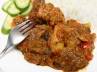 Bengali kitchen, biting into the juicy pieces of the meat, bengali recipe kosha mangsho, Kosha mangsho