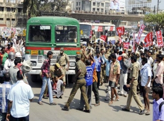 Bandh near-total, peaceful in city