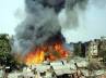 kolkata, fire in kolkata, fire in the cloth godown under control, Fire control