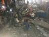 dilsukhnagar blasts hyderabad, two explosions hyderabad, bomb blasts in hyderabad, Blasts in dilsukhnagar