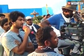 shooting, Baahubali, actor nani visits baahubali sets, Actor nani