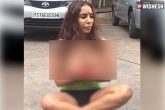 Sri Reddy latest, Sri Reddy news, controversial actress sri reddy turns half naked arrested, Nude