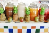 preparation of summer drinks, preparation of summer drinks, aguas frescas mexican fruit juice, Juice