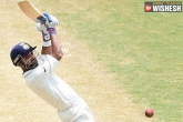 Test series, India vs West Indies, ajinkya rahane scored a ton as india declared at 500 9 leading by 304 runs, Leading
