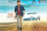V.V. Vinayak Akhil film, Rajendra Prasad in Akhil film, akhil s debut film shooting underway, Akhil debut film