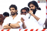 Janasena, Pawan Kalyan, allu arjun joins pawan kalyan in palakollu, Palakollu