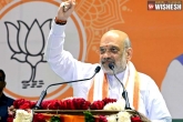 Amit Shah latest, Amit Shah latest, amit shah targets ten lok sabha seats in telangana, Telangana bjp