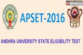 Andhra University, exam, andhra university conducts apset 2016 at 100 centres, 2016