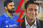 Sunil Gavaskar, Anil Kumble, rift between indian skipper kohli and coach kumble shakes india, Anil kumble