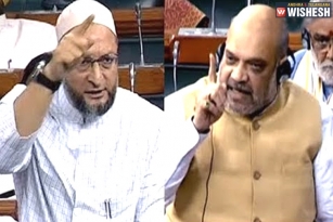 Ugly Spat: Asaduddin Owaisi Vs Amit Shah in Lok Sabha