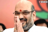 Amit Shah, 2019 Lok Sabha Elections, bjp national president reaches hyderabad for a three day telangana tour, Bjp national president