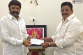 Coronavirus, Balakrishna, nbk donates rs 1 25 cr in coronavirus outbreak, Donations