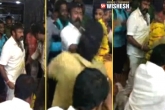 Balayya in Nandyal by election campaign, Balakrishna Slaps a Fan, actor politician balakrishna slaps tdp man in nandyal, Balayya