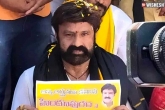 Balakrishna silent protest, Balakrishna protest, balakrishna stages a protest for hindupur, Hindupur