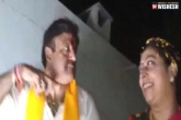 Balakrishna election campaign, Balakrishna in Hindupur, balakrishna threatens his fans in hindupur, Hindu