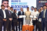 Nara Lokesh, Nara Lokesh, ap cm inaugurates blockchain business conference, Block