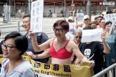 Bra protest, Bra protest, bra protest in hongkong, Ngk