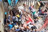100-year-old building collapsed, 100-year-old building, 100 year old building collapses in mumbai 40 trapped in, Building collapse