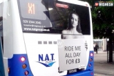 Bus poster, Bus poster, bus poster promoting rapes, Rapes