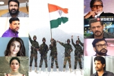 Chiranjeevi, Celebrities Pay Tribute, celebrities pay tribute to martyred indian soldiers, Amitabh bachchan