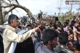 Titli cyclone updates, Chandra Babu Naidu, babu announces rs 5 lakhs for titli cyclone victims, Srikakulam