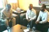 Chandrababu Naidu TDP, Chandrababu Naidu TDP, ap cm meets senior most tdp leader in us, Chandrababu naidu tdp