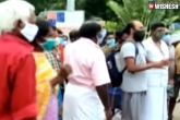 Coronavirus patients Mangat, Coronavirus news, chennai coronavirus patients stages protest locals run for life, Patients