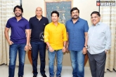 Chiranjeevi updates, Chiranjeevi with Sachin, chiru and nag bond with sachin, Bond