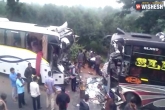 Chittoor bus accident updates, Chittoor bus accident updates, two dead 25 injured after two buses collide in chittoor district, Injured