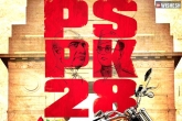 Devi Sri Prasad, PSPK28 poster, concept poster of pspk28 unveiled, Pspk28