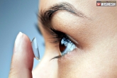27 Contact lenses, Contact lenses from woman's eye, 27 contact lenses removed from a woman s eye, 3d lens