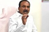 Eatala Rajender political future, Eatala Rajender new updates, eatala rajender to join bjp, Future plans