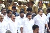 Swear-in ceremony, Edappadi K Palaniswami Cabinet, edappadi k palaniswami forms his cabinet swear in with 31 ministers, Swear in