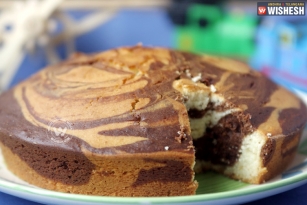 Recipe: Eggless marble cake