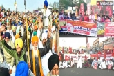 Bharat Bandh impact, Bharat Bandh latest updates, bharat bandh farmers receive wide support across the country, Bharat sa