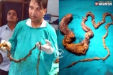 surgery, surgery, five foot hairball found in the stomach, Teenager