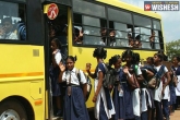 Ranjeeva Acharya, Free Transport To School Students, telangana govt to provide free school transport to 17000 students, School students