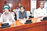 Nitin Gadkari, Telangana State, ts seeks early release of funds for irrigation projects, Programme