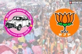 GHMC Polls updates, BJP and Janasena in GHMC polls, ghmc polls trs and bjp heading for a close fight, Close up