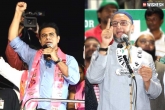 GHMC Polls, GHMC Polls, ghmc polls war of words between trs and aimim, Oh my word