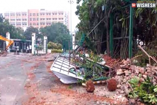 GITAM University Buildings Demolished In Vizag